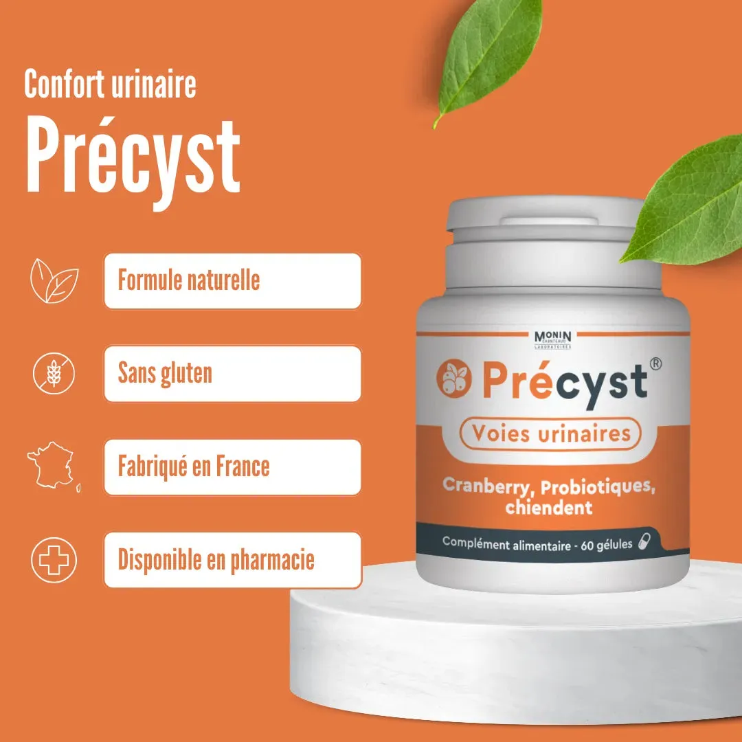 Laboratoires Monin Chanteaud Precyst gélules cranberry PAC 18 mg