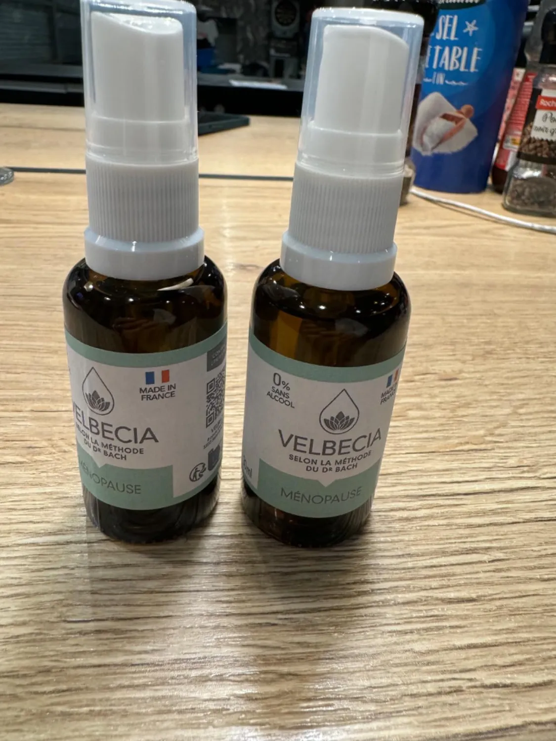 Velbecia Ménopause élixir 30ml +1 offert fleurs de Bach