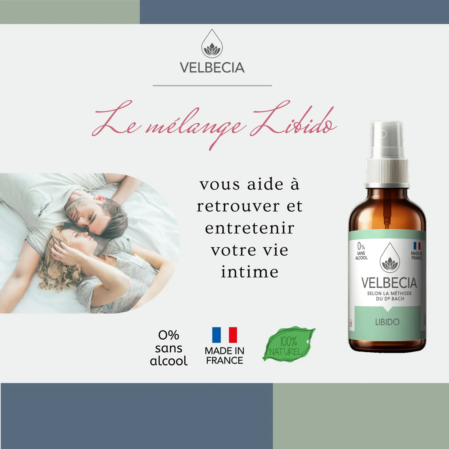 Velbecia Libido élixir fleurs sans alcool 30 ml