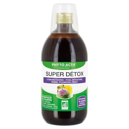 Phyto-Actif Cocktail Super Détox solution 500ml bio 5 émonctoires