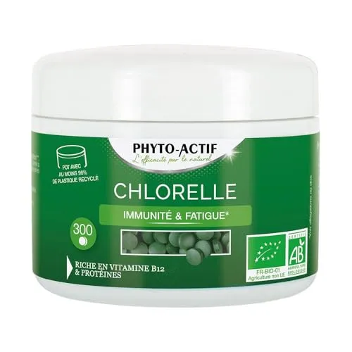 Phyto-Actif Chlorelle complément alimentaire 300 comprimés B12