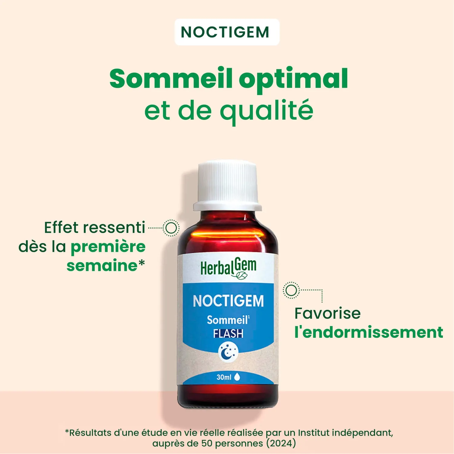 Herbalgem Noctigem complexe sommeil bio tilleul nuit