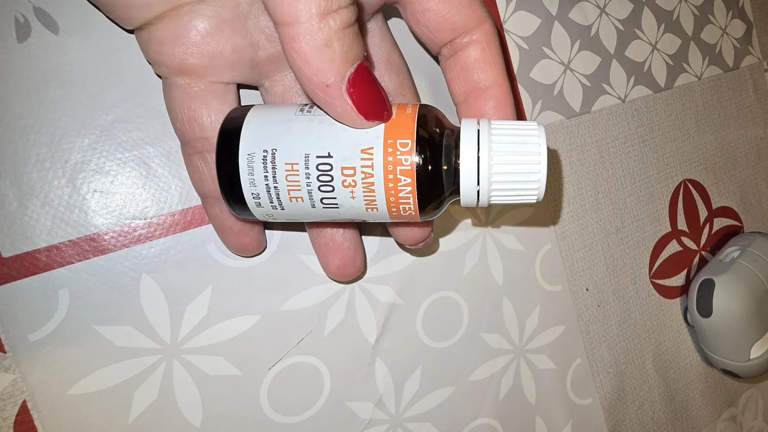 D.Plantes Vitamine D3 1000 UI complément alimentaire 20 ml lanoline