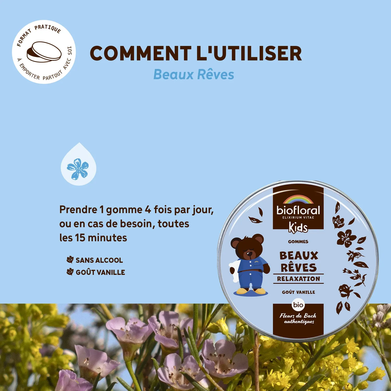 HERBALGEM Beaux Rêves gommes enfant bio