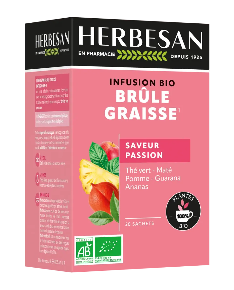 Herbesan Brûle Graisse infusion bio passion