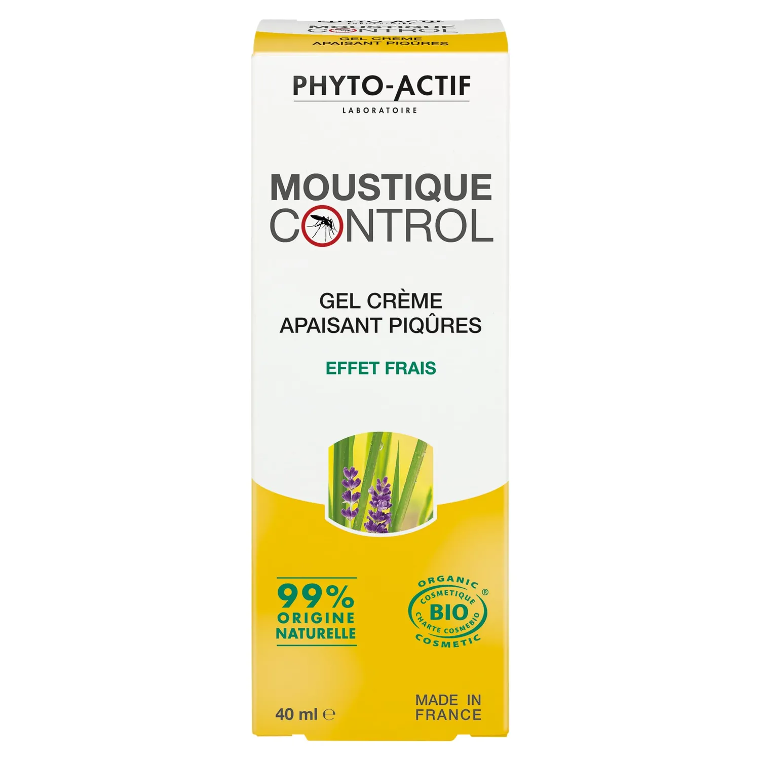 Phyto-Actif Moustique Control gel-crème piqûres bio 2x40 ml