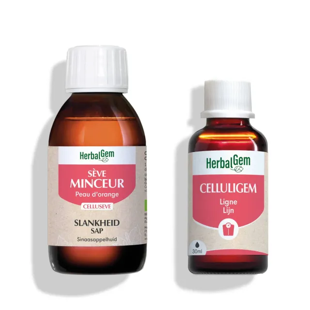 Herbalgem Duo Minceur Complexe Bourgeons Détox Bio