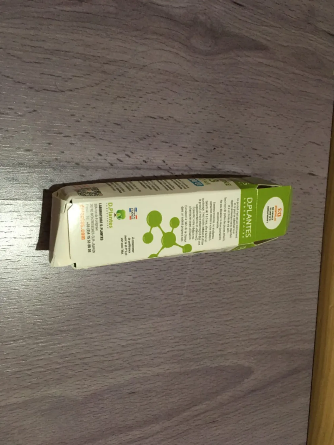 D.Plantes Vitamine D3 1000 UI Spray Vegan 20ml Immunité